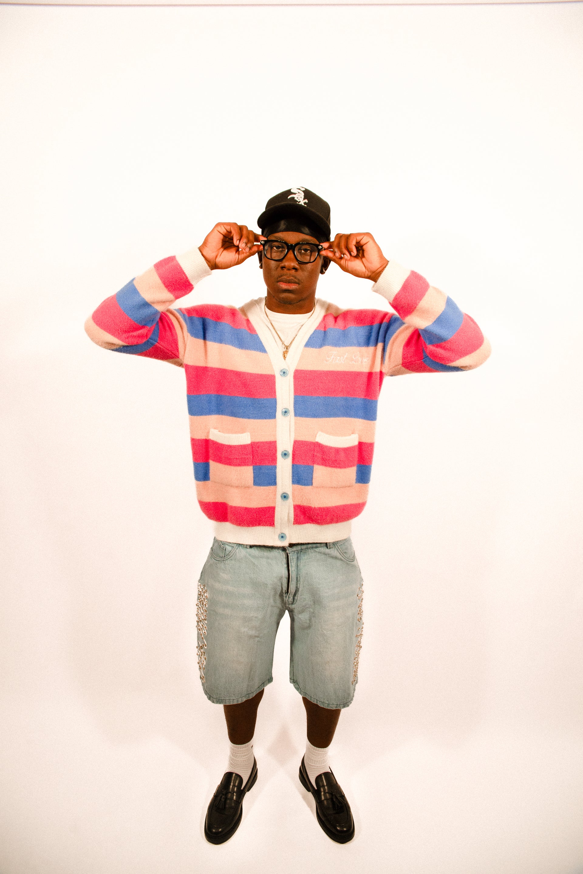 Cotton Candy God Is Love Mohair Cardigan