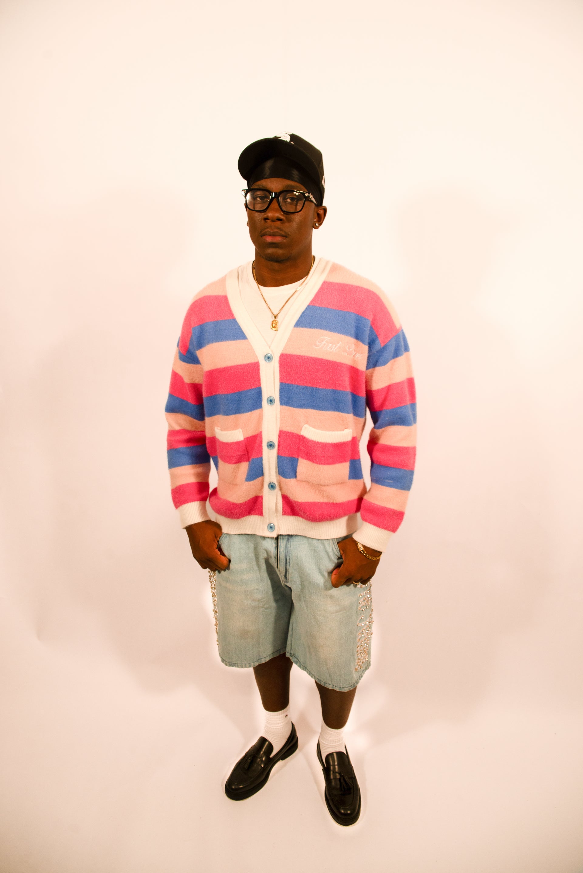 Cotton Candy God Is Love Mohair Cardigan